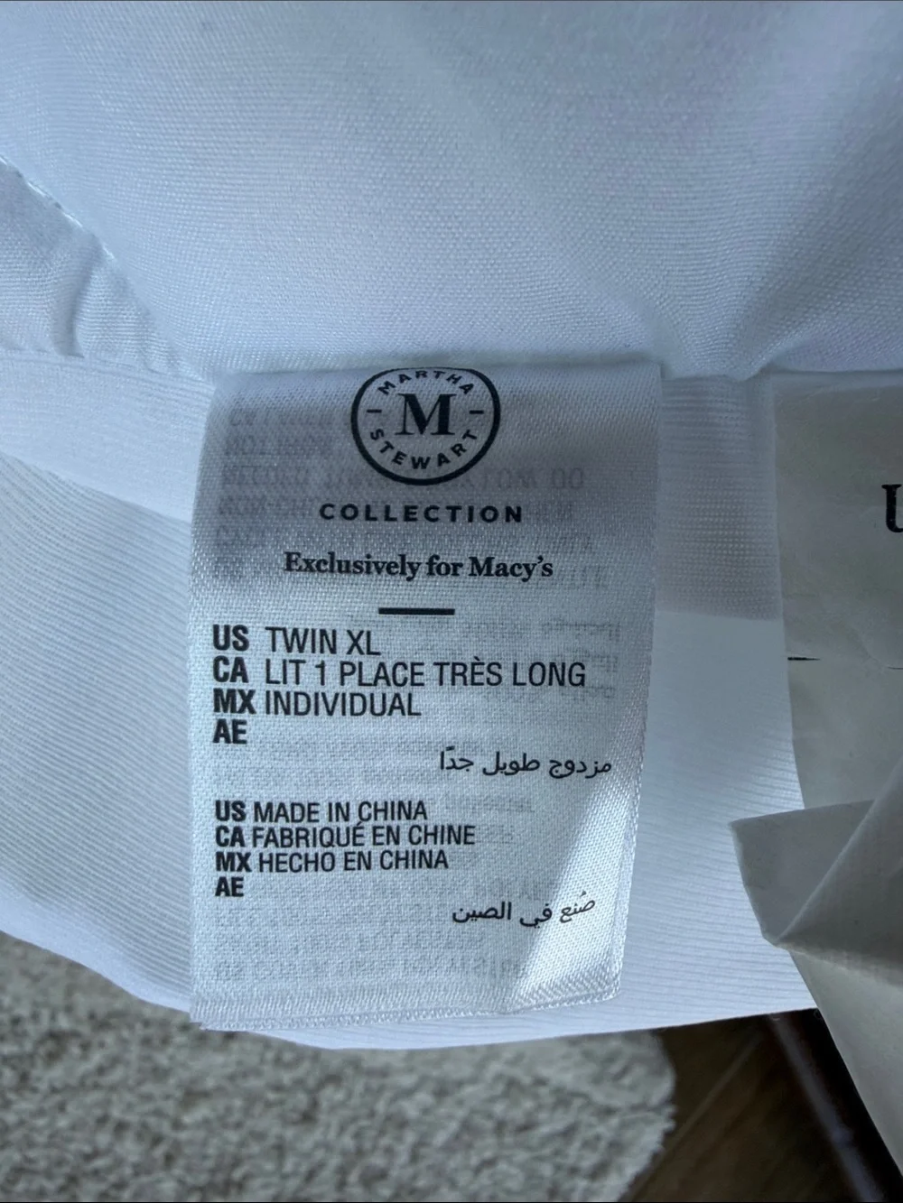 Martha Stewart White Quilted Mattress Protector Pad